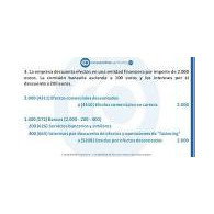 INTERESES POR DESCUENTOS DE EFECTOS