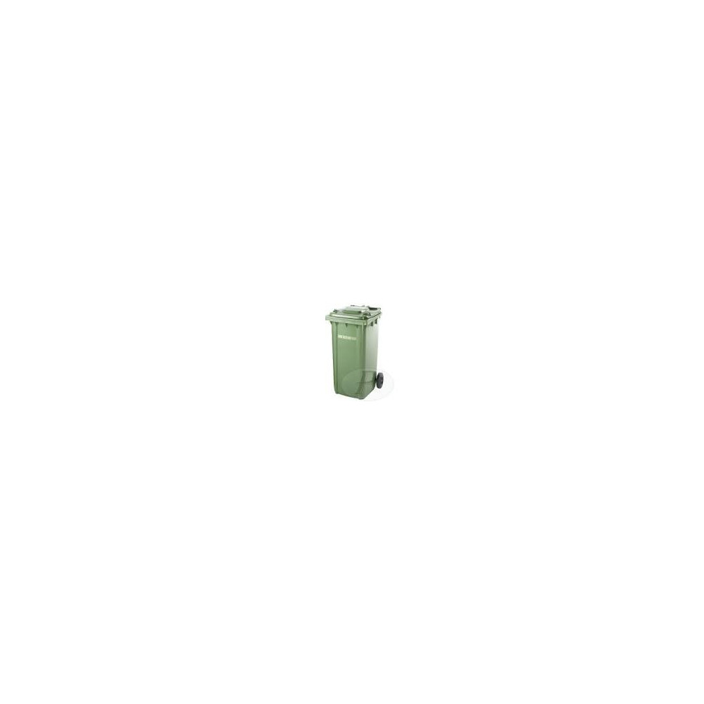 CUBO BASURA VERDE 120 Lts RUED+PEDAL