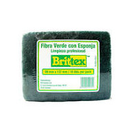 ESTROPAJO ESPONJA ANNA FIBRA Verde 4ud.