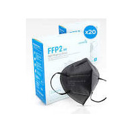 MASCARILLA FFP2 NEGRA Individual P/10ud.