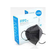 MASCARILLA FFP2 NEGRA Individual P/10ud.