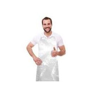 DELANTAL POLIETILENO BLANCO 69X107cm  10 Paq X 100 ud.