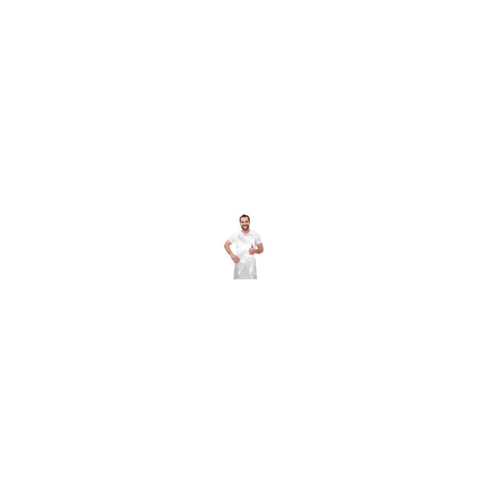 DELANTAL POLIETILENO BLANCO 69X107cm  10 Paq X 100 ud.