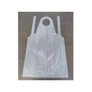 DELANTAL PLASTICO GRUSEO Blanco.