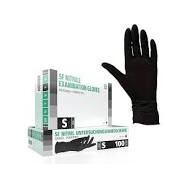 GUANTE NITRILO NEGRO SENSITIVE T/M 100ud.