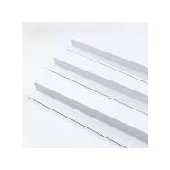 CANTONERA BLANCA IMPRESA 42X42X3MM 2METROS