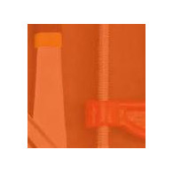 MALLA ORANGE FOAM 25CMX7.5CM 1000UD/SACO