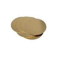 DISCO CARTON ORO 16 CM 100UD
