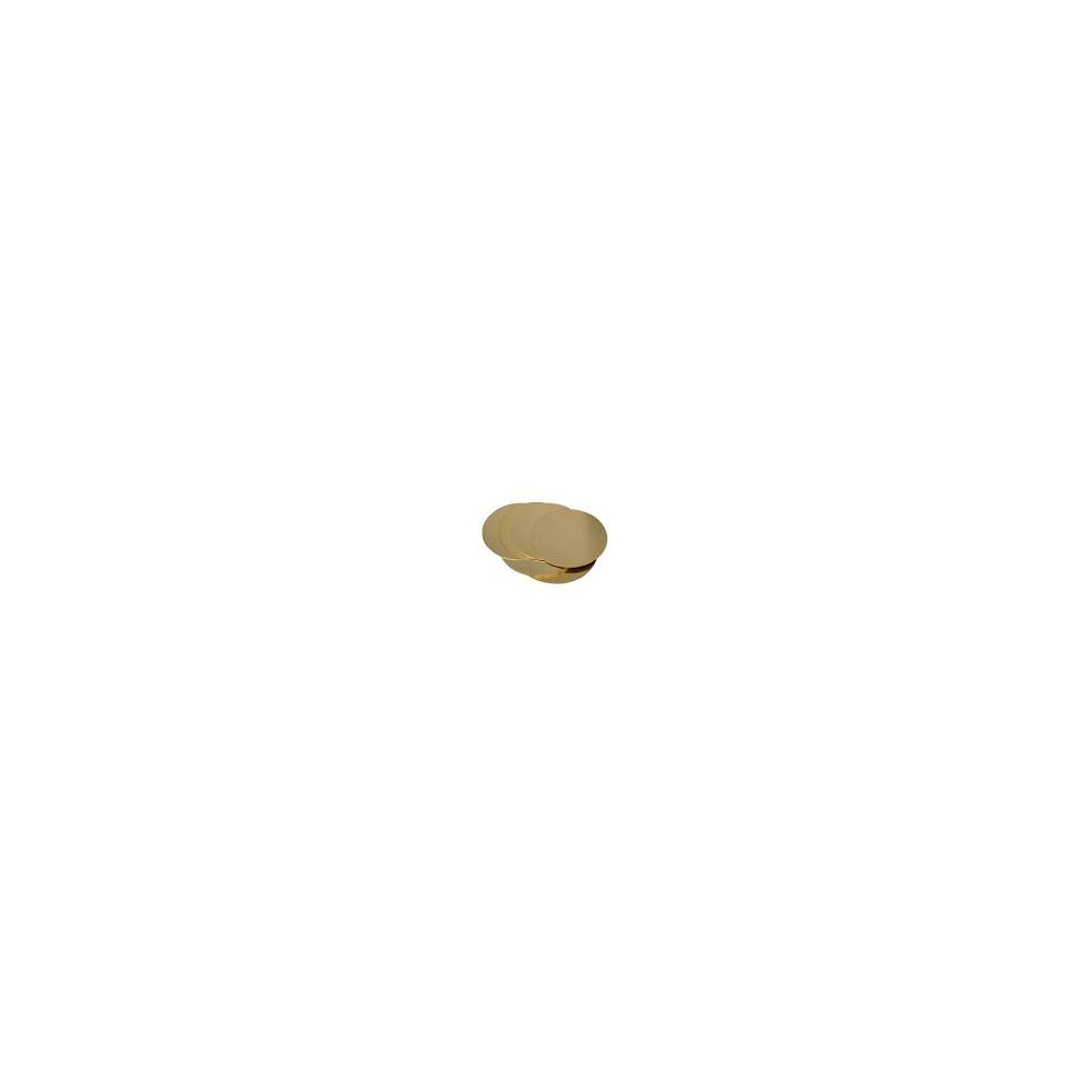 DISCO CARTON ORO 16 CM 100UD