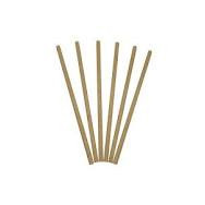 CAÑITA PAPEL KRAFT RECTA 200*6 60 PaqX100ud.