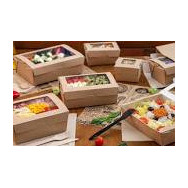 BOLSA CUBIERTOS+SERV. "JUST IN TIME" NATURAL KRAFT 100ud.