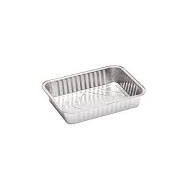 ENVASE DE ALUMINIO RECTANGULAR 590CC 10PQX100UD