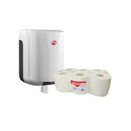 DISPENSADOR PAPEL MECHA BLANCO R6