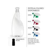BOTELLA 600ml. + PISTOLA Roja-Negra