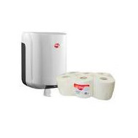 DISPENSADOR PAPEL MECHA BLANCO R6