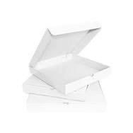 CAJA PIZZA 33X33X3.5 TASTY Blanca 100ud.