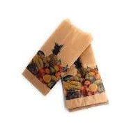 BOLSA KRAFT STAND. FRUTAS 23+06X39 N 9/39 SIN ATAR 125X8paq.