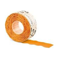 ETIQUETAS 26X16 FLUOR NARANJA 2 LÍNEAS 5PQX8UD