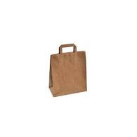 BOLSA PAPEL KRAFT ASA/PLANA 26+14X30 1 PaqX250ud.