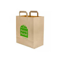 BOLSA PAPEL KRAFT 26+14X29 500UD