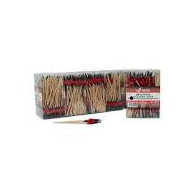 BROCHETA BAMBÚ COCKTAIL 120MM NEGRO Y ROJO 25PQX200UD