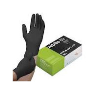 GUANTE NITRILO NEGRO-ECO  T/XL 10PQX100UD