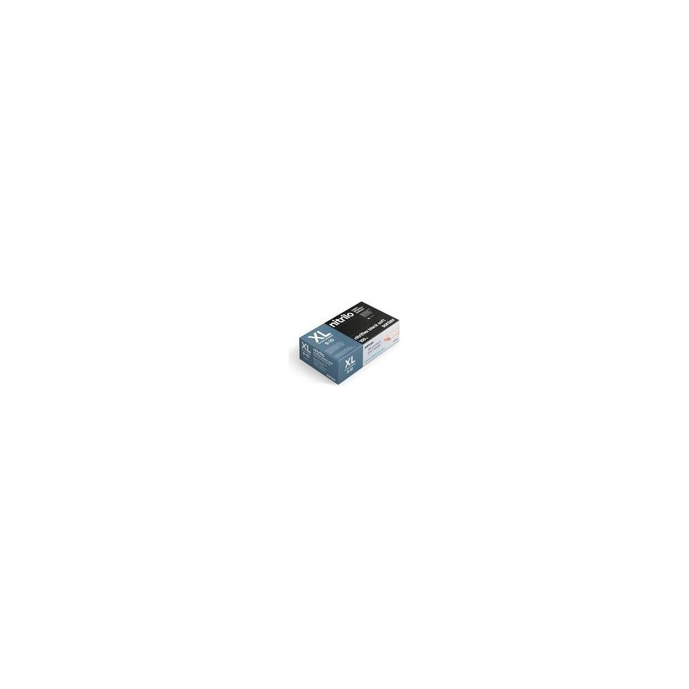 GUANTE NITRILO NITRIFLEX NEGRO T/XL 100ud.