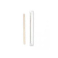 AGITADOR MADERA + FUNDA INDV.140x5x1.3mm 10PaqX1000ud.