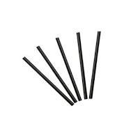 CAÑITA PAPEL RECTA NEGRA 140*6 Caja 60PaqX100ud.