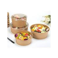ENSALADERA CARTÓN KRAFT 1300ML 10PQX25UD + TAPA