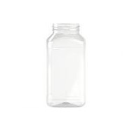 BOTE PET CUADRADO 77.5mm X 1000ml: