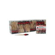 BROCHETA BAMBÚ COCKTAIL 120MM NEGRO Y ROJO 25PQX200UD