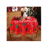 MANTEL ROLLO 1 1X8mt ROJO NAVIDAD 24ud