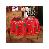 MANTEL ROLLO 1 1X8mt ROJO NAVIDAD 24ud