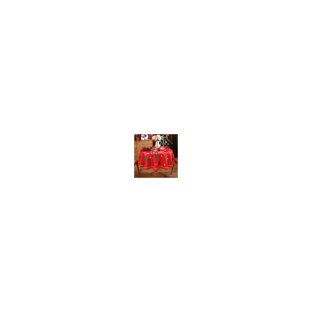 MANTEL ROLLO 1 1X8mt ROJO NAVIDAD 24ud