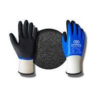 GUANTE VINILO S/P AZUL SANTEX T/XL 100ud.