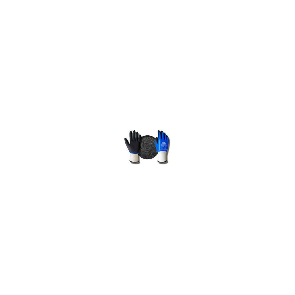 GUANTE VINILO S/P AZUL SANTEX T/XL 100ud.
