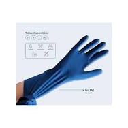 GUANTE NITRILO AZUL T/S