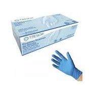 GUANTE DE NITRILO AZUL T/S