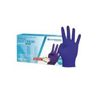 GUANTE NITRILO AZUL T/M 100 ud.