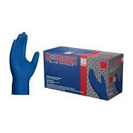 GUANTE DE NITRILO AZUL T/M