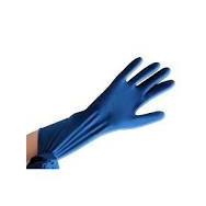 GUANTE DE NITRILO AZUL T/L