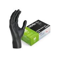 GUANTE NITRILO NEGRO TOUCH T/XL 100 ud.