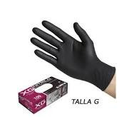 GUANTE NITRILO NEGRO T/L 100UD.