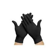 GUANTE NITRILO NEGRO T/M 100 UD.