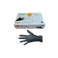 GUANTE NITRILO NEGRO T/S 100ud