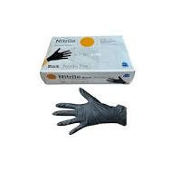 GUANTE NITRILO NEGRO T/S 100ud