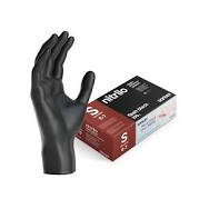 GUANTE NITRILO NEGRO TOUCH T/S 100 ud.