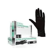 GUANTE NITRILO NEG. LITE T/M 100ud.